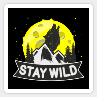 Wilderness Wolf Sticker